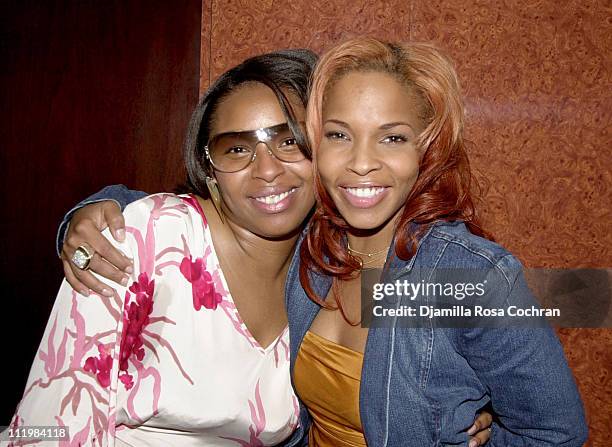 Jaguar Wright and Free during MBK Presents R&B Live featuring Bilal and Jaguar Wright - October 6, 2003 at BB King Blues Club Grill in New York City,...