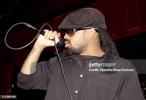 Bilal performs at MBK Presents R&B Live during MBK Presents R&B Live featuring Bilal and Jaguar Wright - October 6, 2003 at BB King Blues Club Grill...