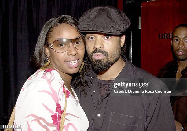 Jaguar Wright and Bilal during MBK Presents R&B Live featuring Bilal and Jaguar Wright - October 6, 2003 at BB King Blues Club Grill in New York...