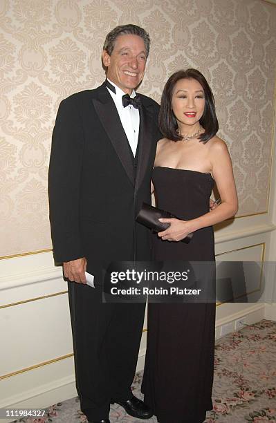 Maury Povich and wife Connie Chung during American Museum of the Moving Image Gala Honoring Bob Wright and Jim Robbins at St Regis Hotel in New York...