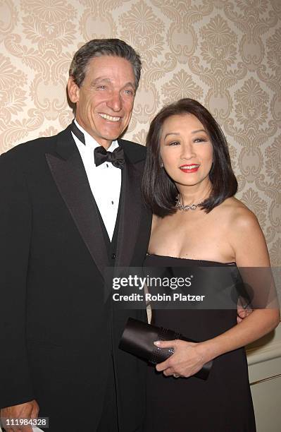 Maury Povich and wife Connie Chung during American Museum of the Moving Image Gala Honoring Bob Wright and Jim Robbins at St Regis Hotel in New York...