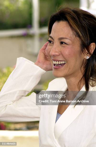 Michelle Yeoh during Cannes 2002 - "Official Jury" Photo Call at Palais Des Festivals in Cannes, France.