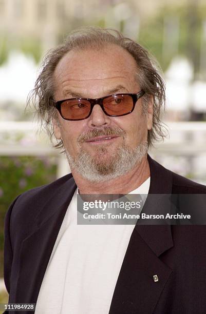 Jack Nicholson during Cannes 2002 - "About Schmidt" Photo Call at Palais des Festivals in Cannes, France.