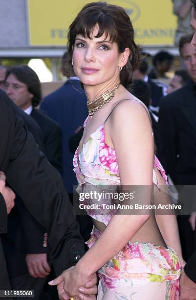Sandra Bullock during Cannes 2002 - "Murder by Numbers" Premiere at Palais des Festivals in Cannes, France.