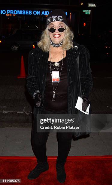 Sylvia Miles during "Sinatra: His Voice. His World. His Way." - Opening Night at Radio City Music Hall at Radio City Music Hall in New York City, New...