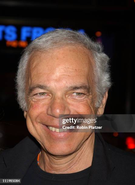 Ralph Lauren during "Sinatra: His Voice. His World. His Way." - Opening Night at Radio City Music Hall at Radio City Music Hall in New York City, New...