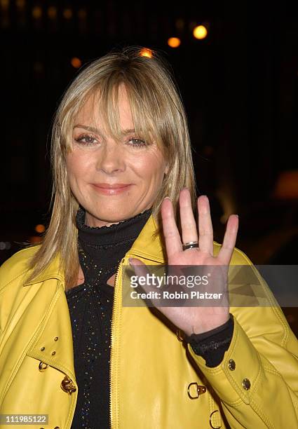 Kim Cattrall during "Sinatra: His Voice. His World. His Way." - Opening Night at Radio City Music Hall at Radio City Music Hall in New York City, New...