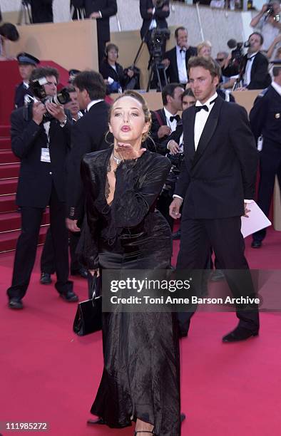 Helene de Fougerolles during Cannes 2002 - Palmares Awards Ceremony - Arrivals at Palais des Festivals in Cannes, France.