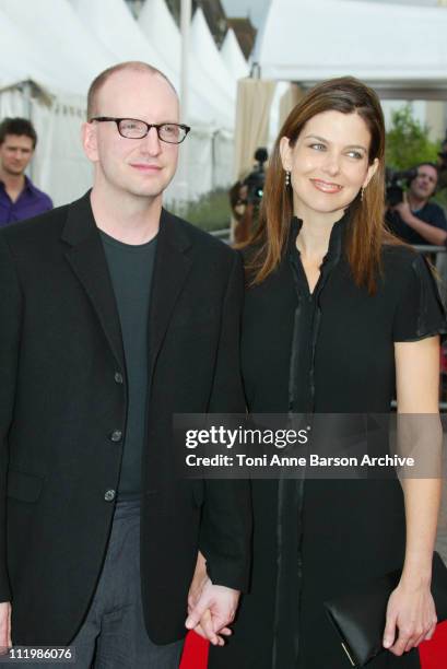 Director / cinematographer Steven Soderbergh and wife Jules Asner