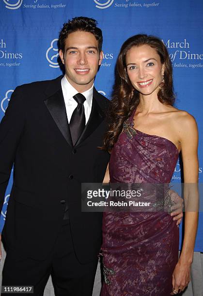 Eric Villency and Olivia Chantcaille during The March of Dimes Fraternity of Chefs Benefit Dinner at The Pierre Hotel in New York City, New York,...