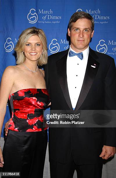 Melissa Stark and husband Michael Lilley during The March of Dimes Fraternity of Chefs Benefit Dinner at The Pierre Hotel in New York City, New York,...