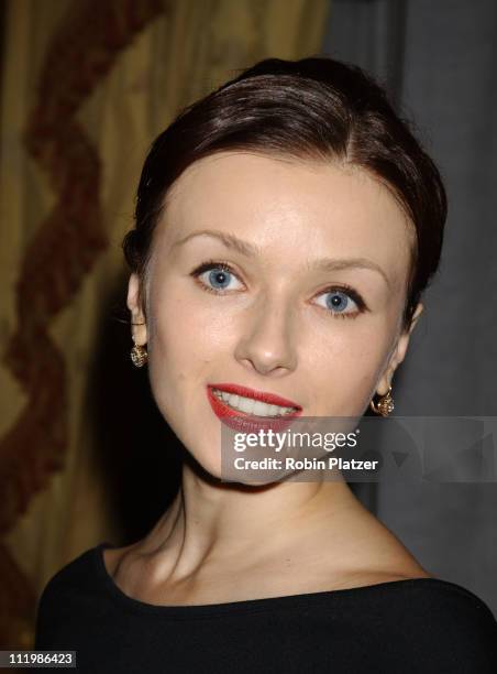 Irina Dvorovenko during The March of Dimes Fraternity of Chefs Benefit Dinner at The Pierre Hotel in New York City, New York, United States.