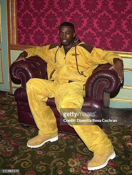 During GZA and Wu-Tang Clan 2002 Video Shoot at Etoile in New York City, New York, United States.