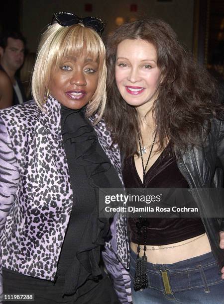 Janice Combs and Jaid Barrymore during BIO SPORT and BELLA CAFFE Launch Party at The New York Athletic Club in New York, New York, United States.