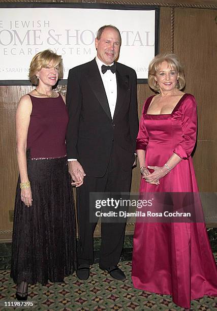Jane Eisner, Michael Eisner and Barbara Walters during "Night Magic", An Evening Honoring the Eisner Family Jewish Home & Hospital Lifecare System at...