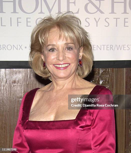 Barbara Walters during "Night Magic", An Evening Honoring the Eisner Family Jewish Home & Hospital Lifecare System at Cipriani in New York, New York,...