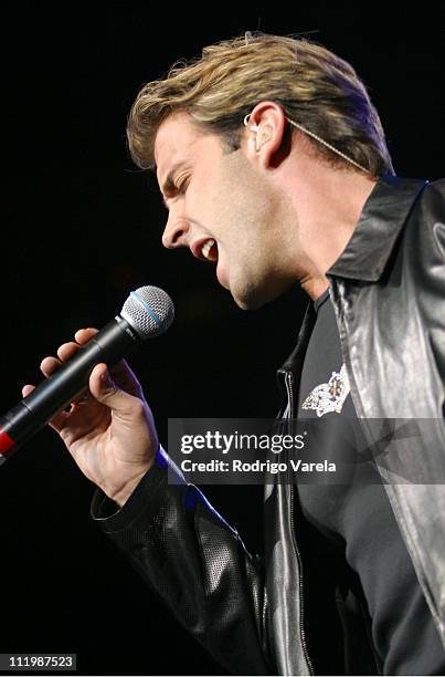 Carlos Ponce during "Amor a la Musica" Concert in Miami at American Airlines Arena in Miami, Florida, United States.