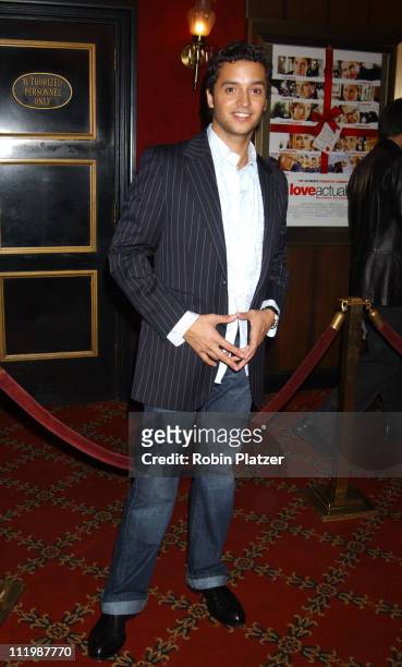 Jai Rodriguez of "Queer Eye for the Straight Guy" during "Love Actually" - New York Premiere at The Ziegfeld Theatre in New York City, New York,...