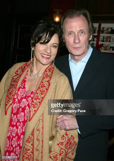 Diana Quick and Bill Nighy during "Love Actually" - New York Premiere - Inside Arrivals at Ziegfeld Theatre in New York City, New York, United States.