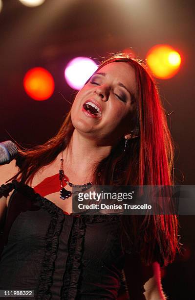 Rachel Farris during Rachel Ferris Performs at Caesars Palace in Las Vegas, Nevada.