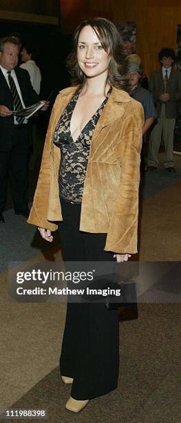 Julie Ann Emery during Steven Spielberg Presents "Taken" Premiere at Writers Guild of America Theatre in Beverly Hills, CA, United States.