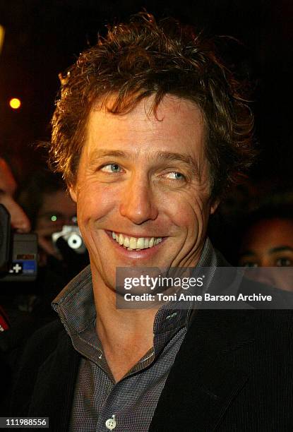 Hugh Grant during "Love Actually" Premiere - Paris at UGC Normandy - Champs Elysees in Paris, France.