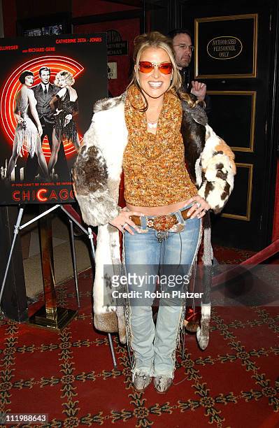 Anastacia during "Chicago" Special Screening to Benefit GLAAD and Broadway Cares at The Ziegfeld Theater in New York City, New York, United States.