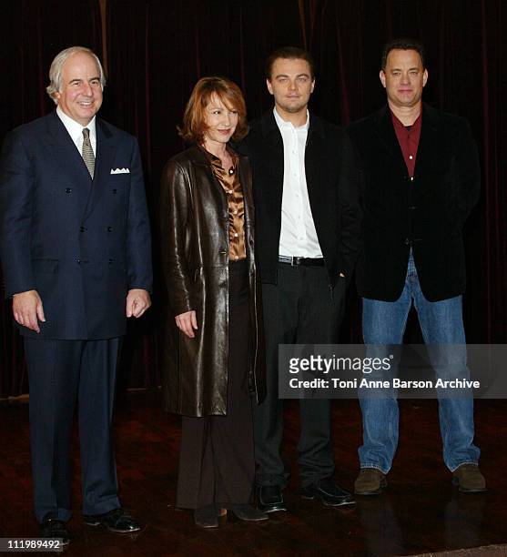 Co-author Frank W. Abagnale , Nathalie Baye, Leonardo DiCaprio and Tom Hanks