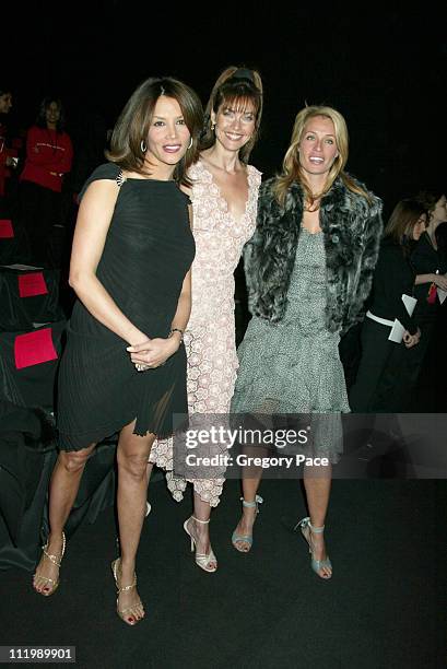 Kara Young, Carol Alt and Frederique Van Der Wal all wearing Luca Luca.