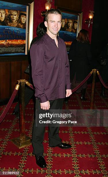 Lucas Black during "Cold Mountain" New York Premiere - Inside Arrivals at The Ziegfeld Theater in New York City, New York, United States.