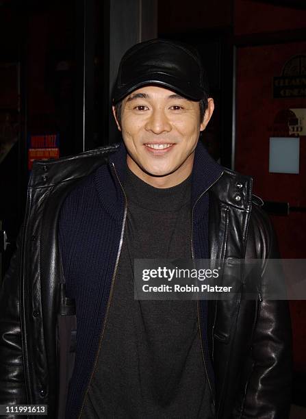 Jet Li Jacket Jet Li during World Premiere of Cradle 2 The Grave at Ziegfeld... News ...