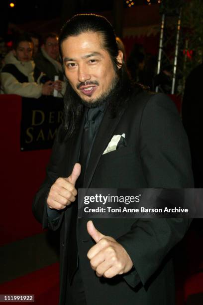 Hiroyuki Sanada during "The Last Samurai" - Paris Premiere - Outside Arrivals at Grand Rex in Paris, France.