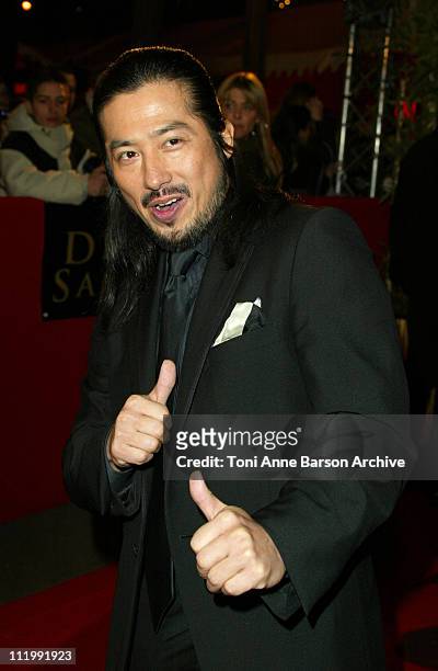 Hiroyuki Sanada during "The Last Samurai" - Paris Premiere - Outside Arrivals at Grand Rex in Paris, France.