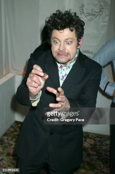 Andy Serkis of "The Lord of the Rings" during The 2003 National Board of Review of Motion Pictures Annual Awards Gala at Tavern on the Green in New...