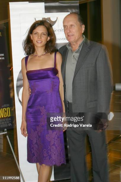 Co-star Luciana Pedraza and Writer, Director and Actor of the Film "Assassination Tango," Robert Duvall