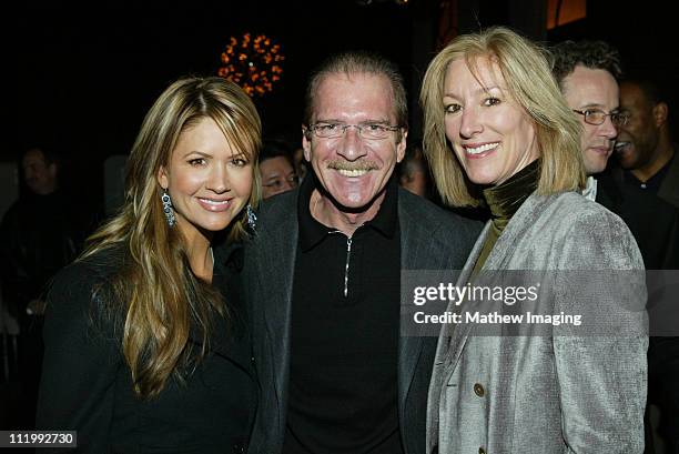 Nancy O'Dell, Pat O'Brien of Access Hollywood and Nancy Cook, Sales Executive with NBC Enterprises *Exclusive*