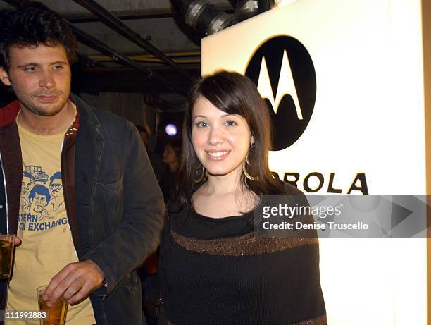 Jeremy Sisto and Marla Sokoloff during 2004 Park City - Xbox Hosts Pandora's Tomorrow Party at the Motorola Lodge at Motorola Lodge in Park City,...