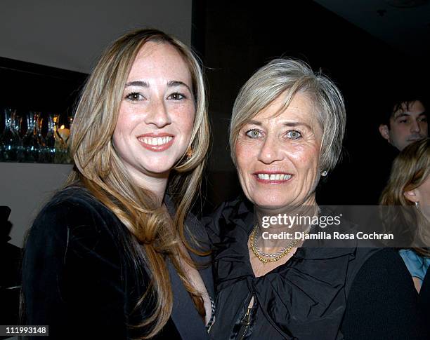 Rebecca Bloom and Ruth Bloom during Gotham Magazine Hosts Rebecca Bloom's Book Party at Suede in New York City, New York, United States.