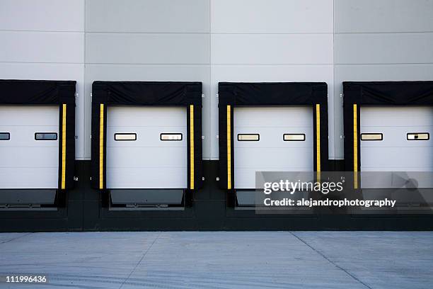 truck loading docks - loading dock stock pictures, royalty-free photos & images