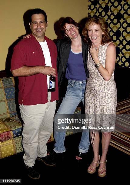 Tony Spiridakis, Ally Sheedy and Wendy Makkena during Party for the Movie "Noise" at Plaid in New York City at Plaid in New York City, New York,...