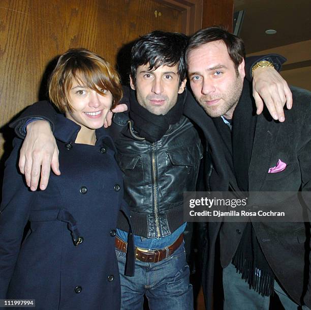 Paul Sevigny, Emma de Caunes and her boyfriend Andre