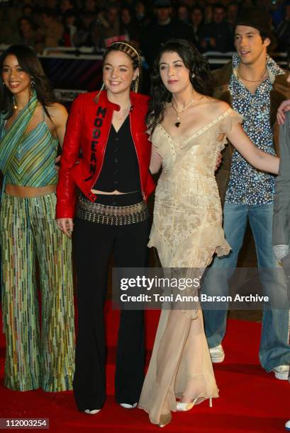 Star Academy 2 & Nolwenn Leroy during NRJ Music Awards 2003 - Cannes - Arrivals at Palais des Festivals in Cannes, France.