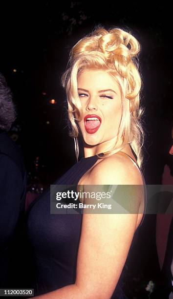 File photo of Anna Nicole Smith at a "Naked Gun 33 1/3" Premiere