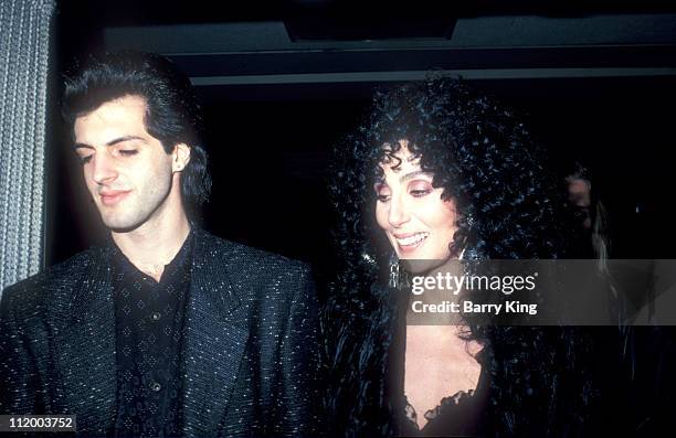 Rob Camilletti & Cher during "Moonstruck" Premiere in Los Angeles, California, United States.