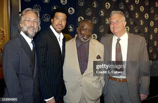 Recording Academy President Neil Portnow, Lionel Richie, Clarence Avant and Randy Newman