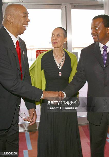 Geoffrey Holder, Carmen Holder and His Majesty King Mswati III