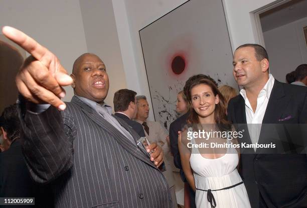 Andre Leon Talley, Delphine Krakoff and Reed Krakoff