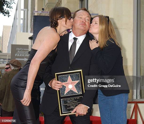 Evi Quaid, Randy Quaid and Mare Winningham during Randy Quaid Honored With A Star On The Hollywood Walk Of Fame at Hollywood Blvd. In Hollywood,...