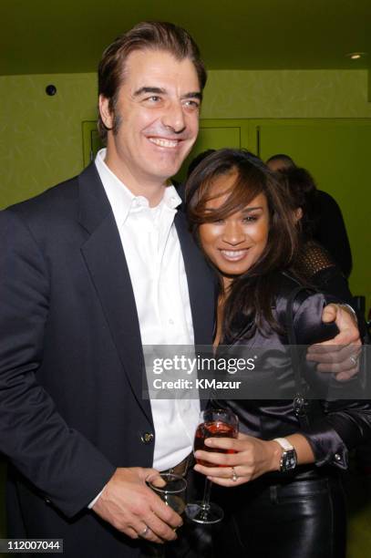 Chris Noth and Tara Wilson during Sir Richard Branson Unveils Virgin Pulse in New York City at Power Deep Studios in New York City, New York, United...