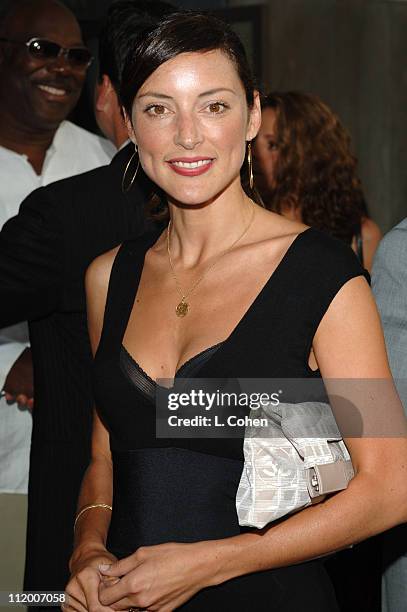 Lola Glaudini of "Criminal Minds" during CBS 2005 TCA Party - Red Carpet at Hammer Museum in Los Angeles, California, United States.